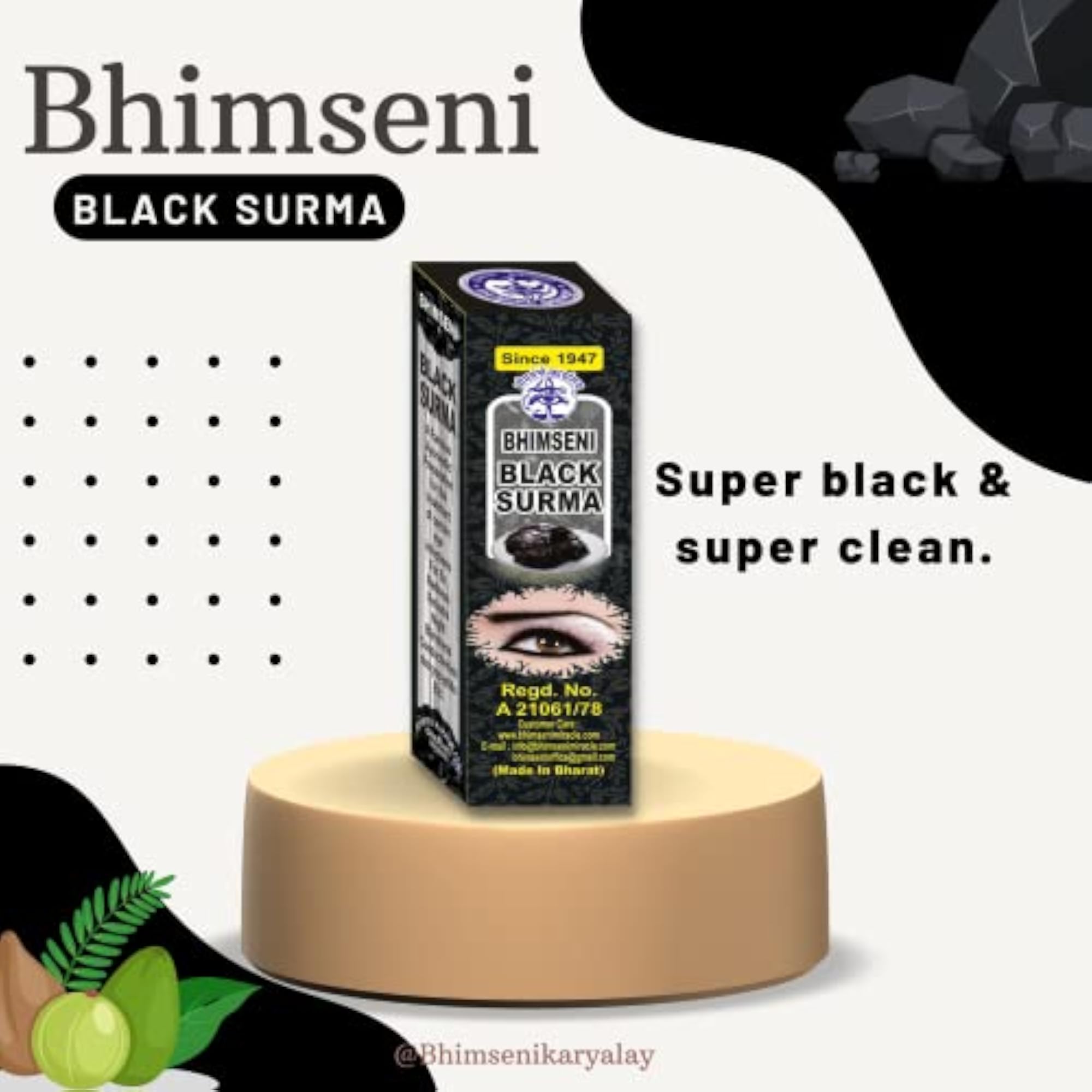 Bhimseni & Sachhe Moti Ka Surma, Herbal Eye Care